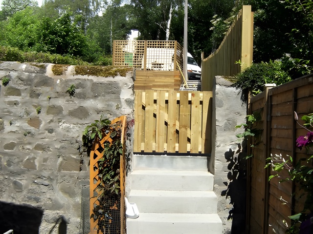 Gate installed