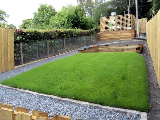 Garden area complete
