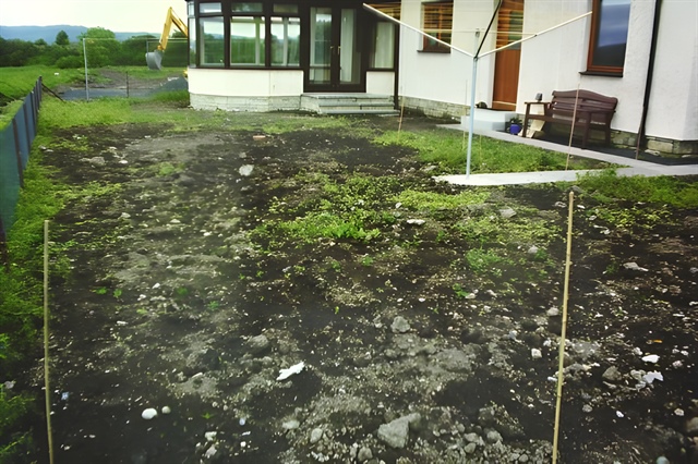 Rear garden project start