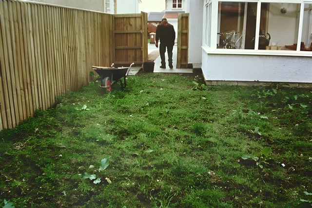 Rear garden project 2 before work commenced
